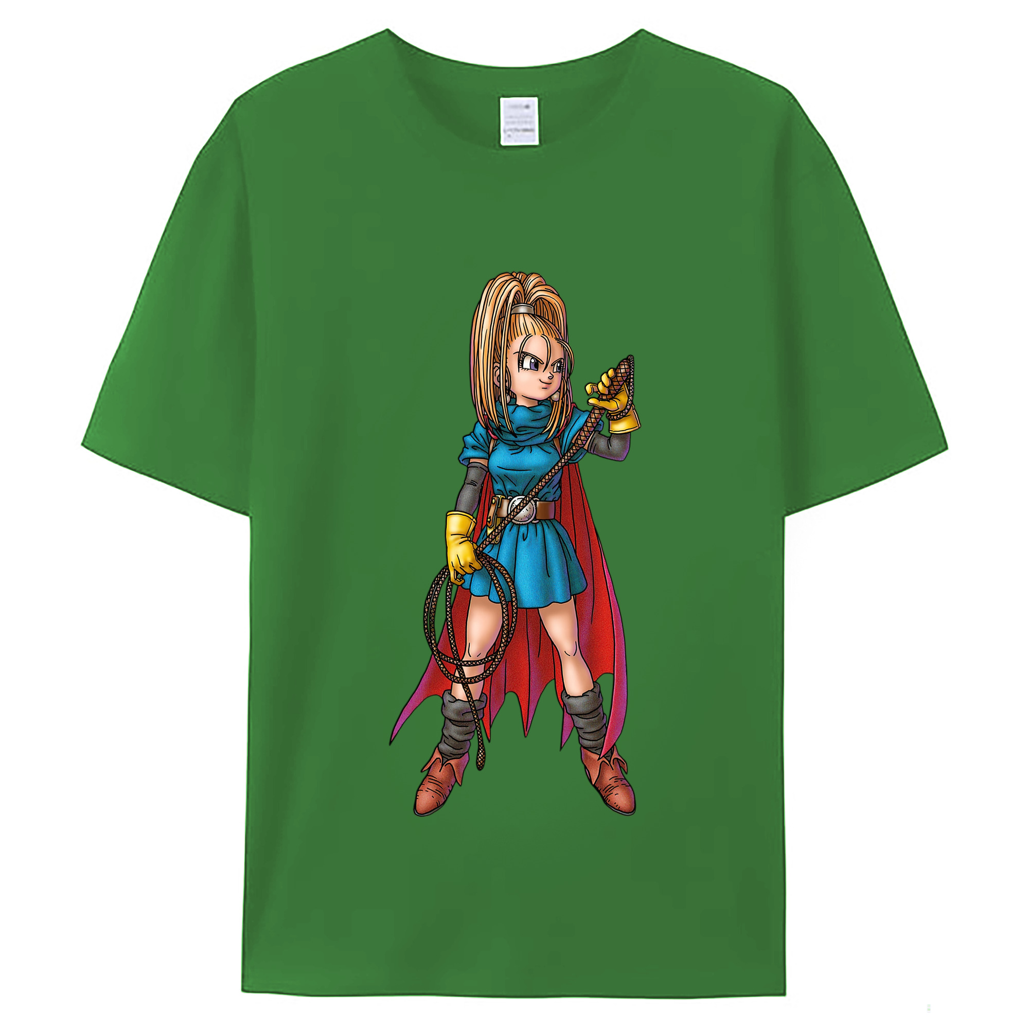 （画像用） ドラゴンクエスト Doragon Kuesuto Dragon Quest レディースカジュアルプリントTシャツ（綿100％）